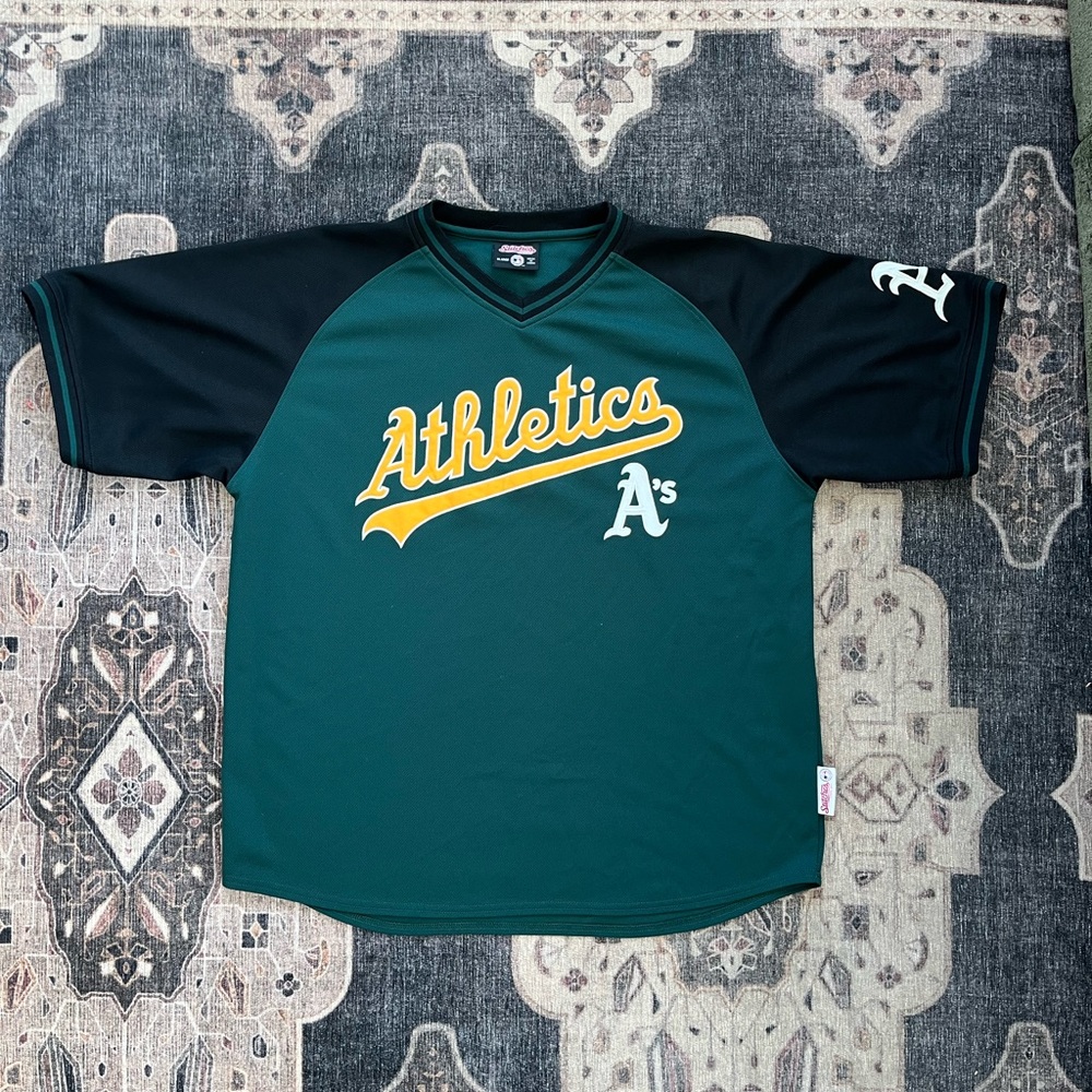 Stitches Oakland Athletics Green Jersey